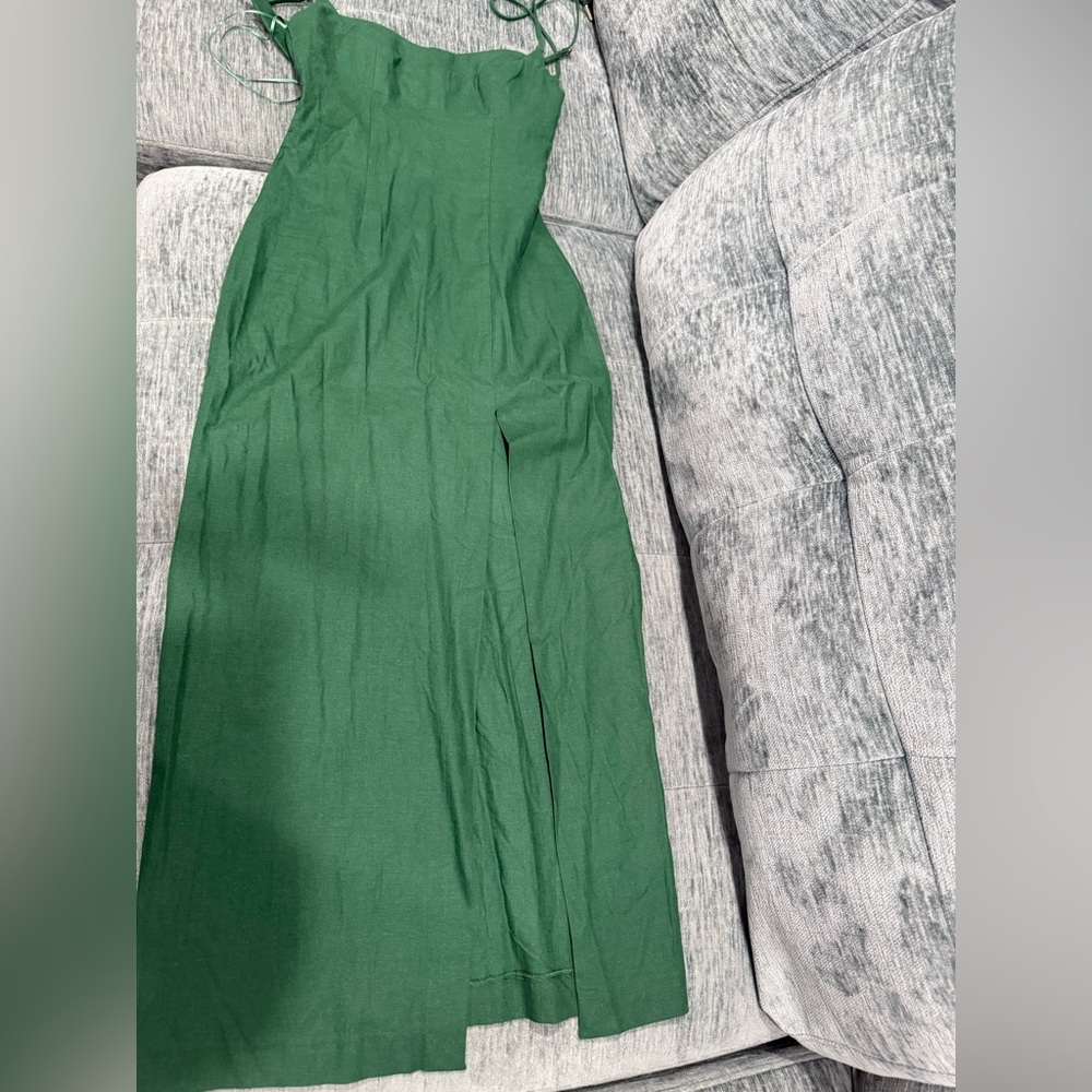 Zara Forest Green Maxi Dress